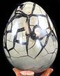 Septarian Dragon Egg Geode With Removable Section #34694-3